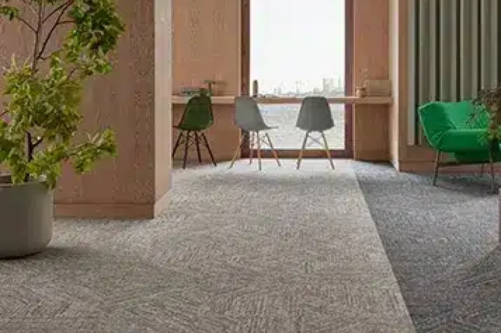 Quality Office Flooring — Supply & Install 14 4900 charcoal chord 4903 pebble tangent