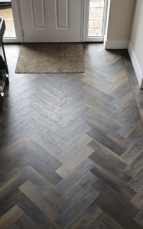 Amtico wood effect LVT in hallway