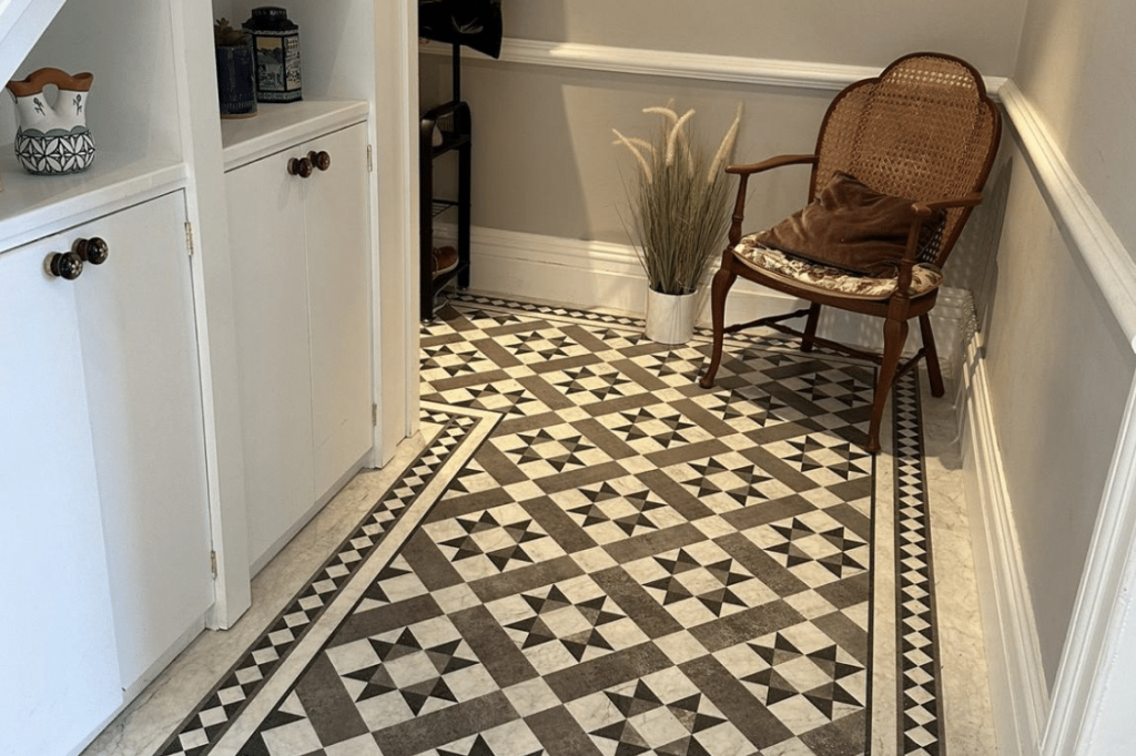 Stone Effect LVT Flooring in Glasgow — Supply & Install 19 Amtico Victorian tiles in Seidel home